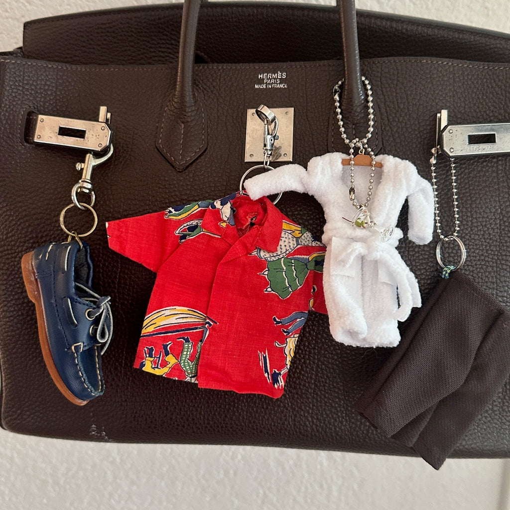 Vintage Doll Clothes Bag Charms
