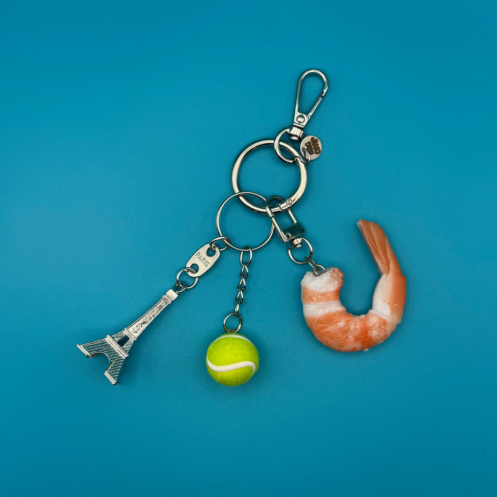 Sporty Shrimp Bag Charm Pack