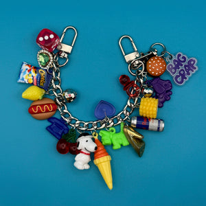 One-of-one 90s Retro   Chain — Snoopy, Cheetos, Red Bull - snoopy rar peanuts vintage keychain vintage charms for bag nostalgia vintage keychains y2k collectible - Bag Crap