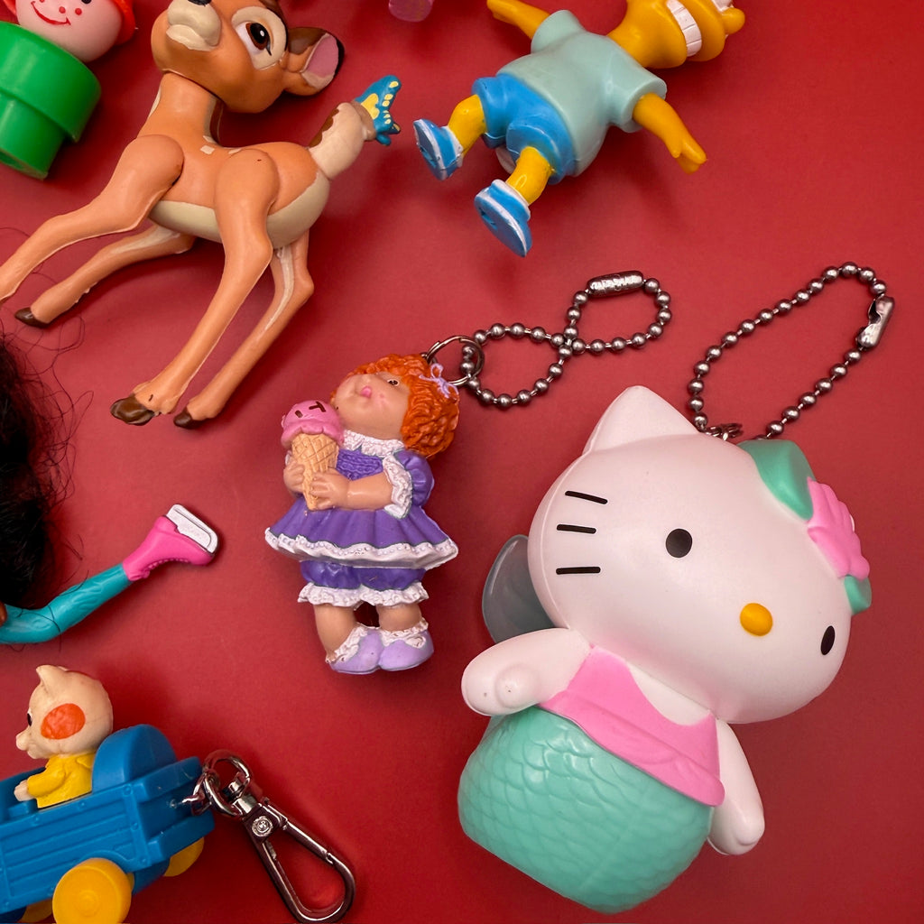 Vintage Retro Toy Bag Charms— 70s-90s Cartoons