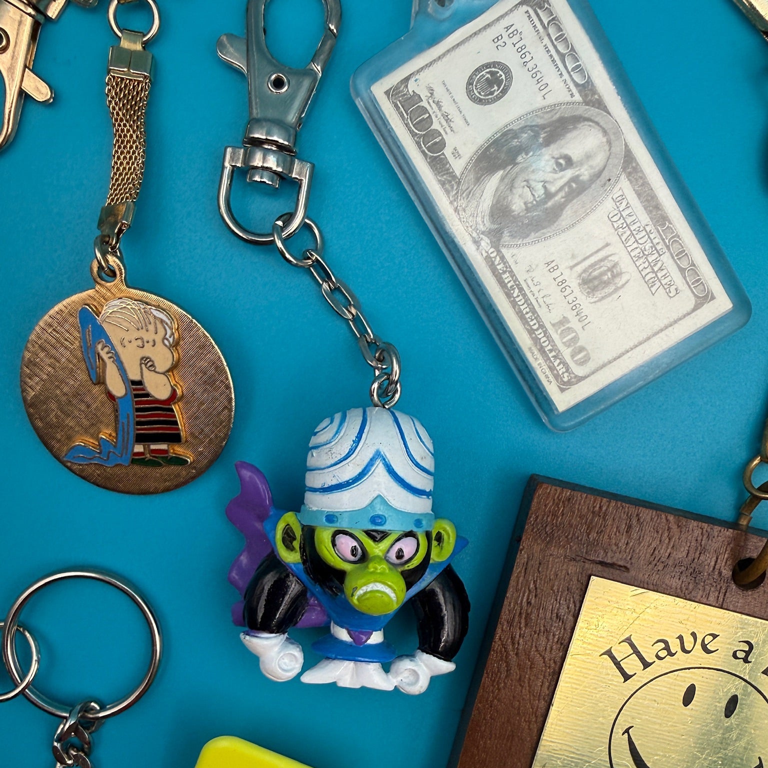 1970s- s— Retro Toys & Tech -  vintage keychain vintage charms for bag nostalgia vintage keychains y2k collectible - Bag Crap