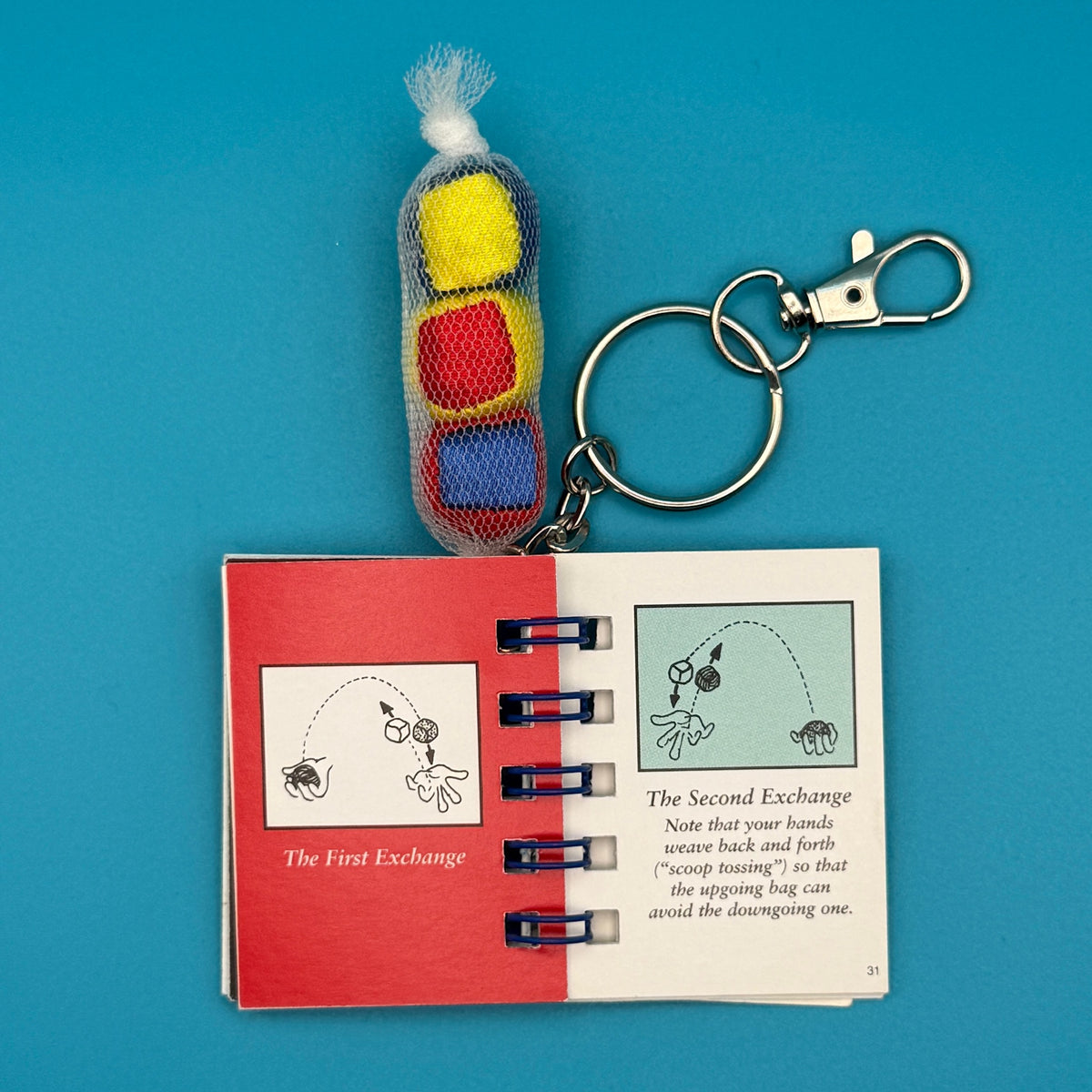 90s Klutz Book s— How To Juggle, Harmonica -  vintage keychain vintage charms for bag nostalgia vintage keychains y2k collectible - Bag Crap