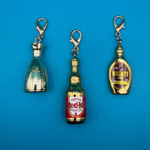Mini Gold Condiment  s — Hot Sauce, Soy Sauce -  vintage keychain vintage charms for bag nostalgia vintage keychains y2k collectible - Bag Crap