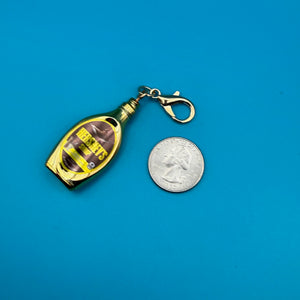 Mini Gold Condiment  s — Hot Sauce, Soy Sauce -  vintage keychain vintage charms for bag nostalgia vintage keychains y2k collectible - Bag Crap