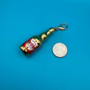 Mini Gold Condiment  s — Hot Sauce, Soy Sauce -  vintage keychain vintage charms for bag nostalgia vintage keychains y2k collectible - Bag Crap