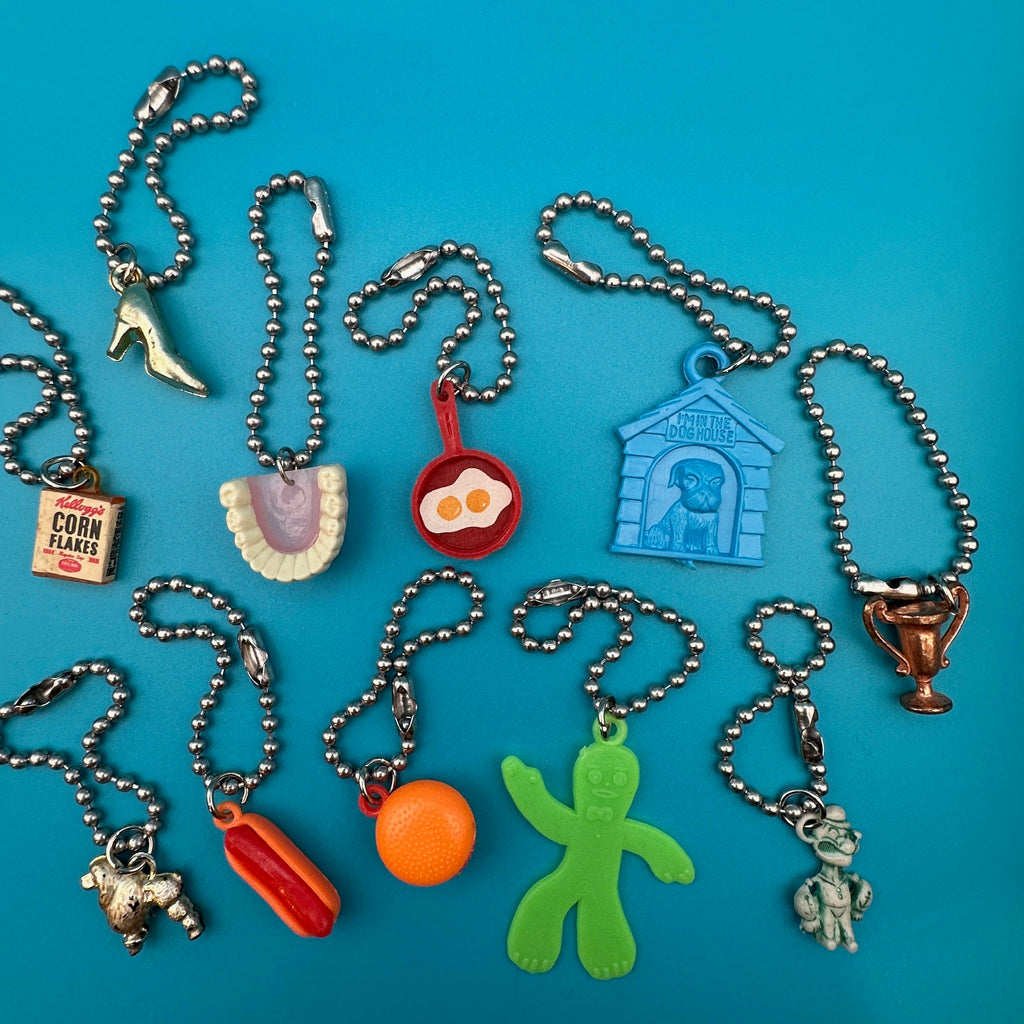Vintage 1960s Gum Ball Prize Bag Charms