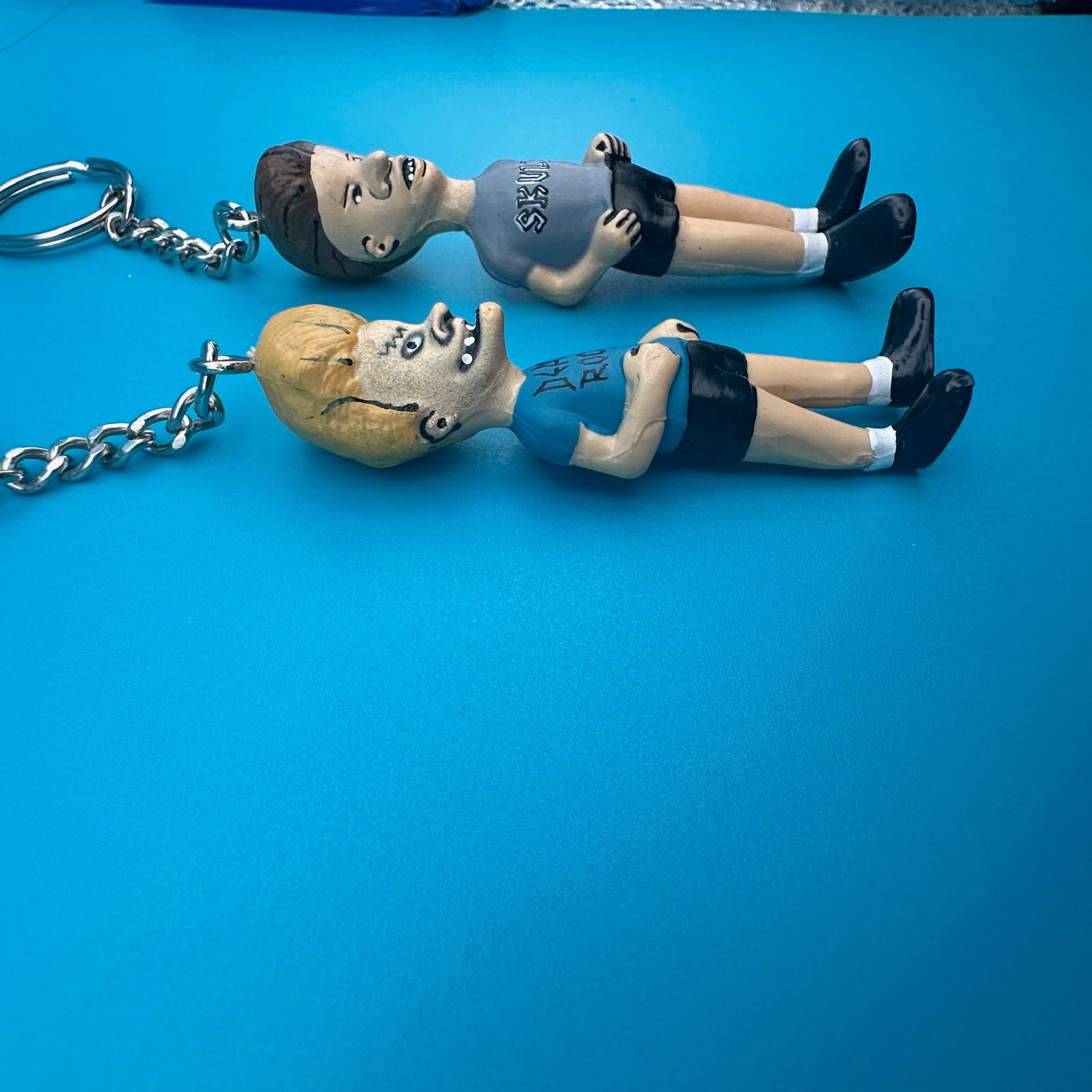 1990s  Beavis & Butthead MTV Viacom  s -  vintage keychain vintage charms for bag nostalgia vintage keychains y2k collectible - Bag Crap