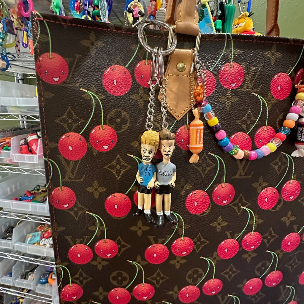 1990s Vintage Beavis & Butthead MTV Viacom Vintage Keychains