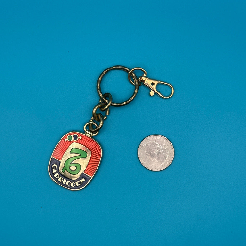 Vintage 70s-80s Metal Zodiac Sign Bag Charms —  Scorpio, Leo, Libra