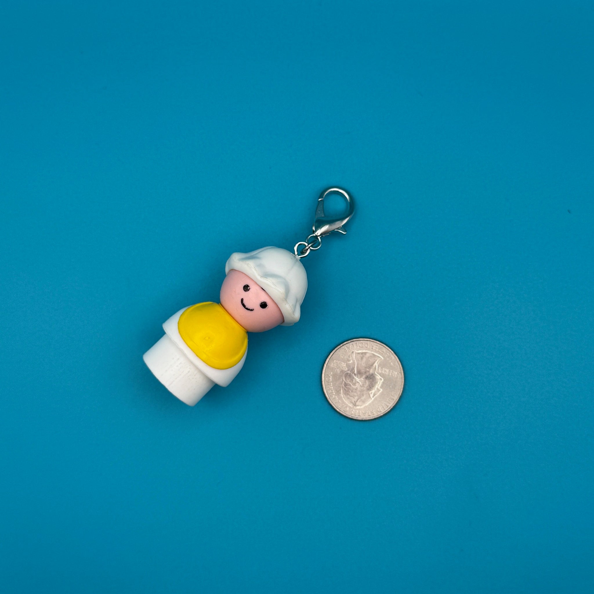 70s-80s Fisher Price  s —  Rare Characters -  vintage keychain vintage charms for bag nostalgia vintage keychains y2k collectible - Bag Crap