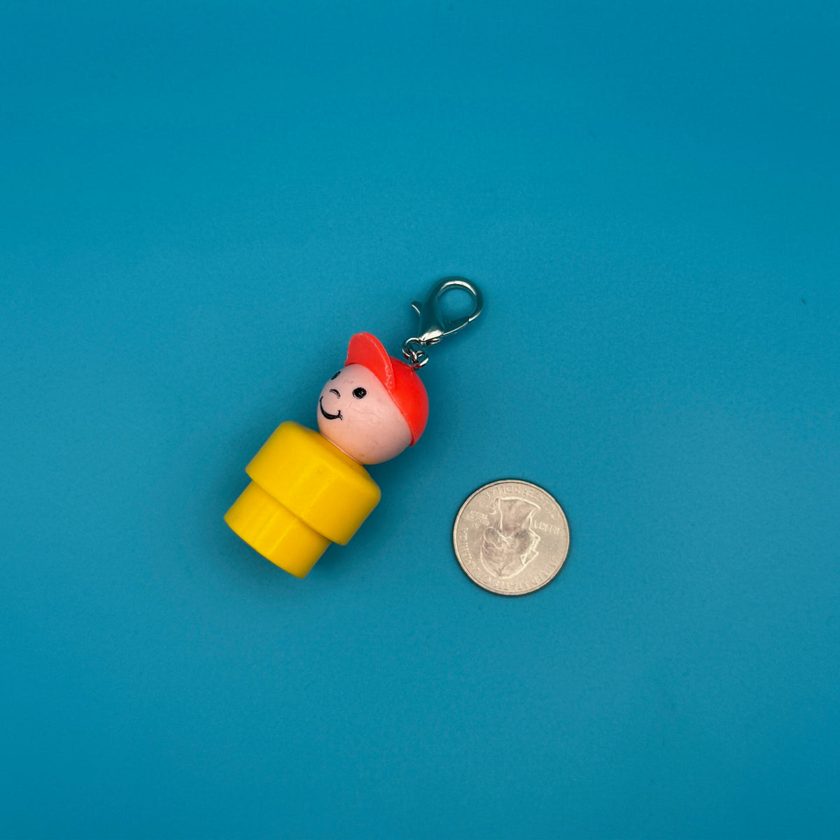 70s-80s Fisher Price  s —  Rare Characters -  vintage keychain vintage charms for bag nostalgia vintage keychains y2k collectible - Bag Crap