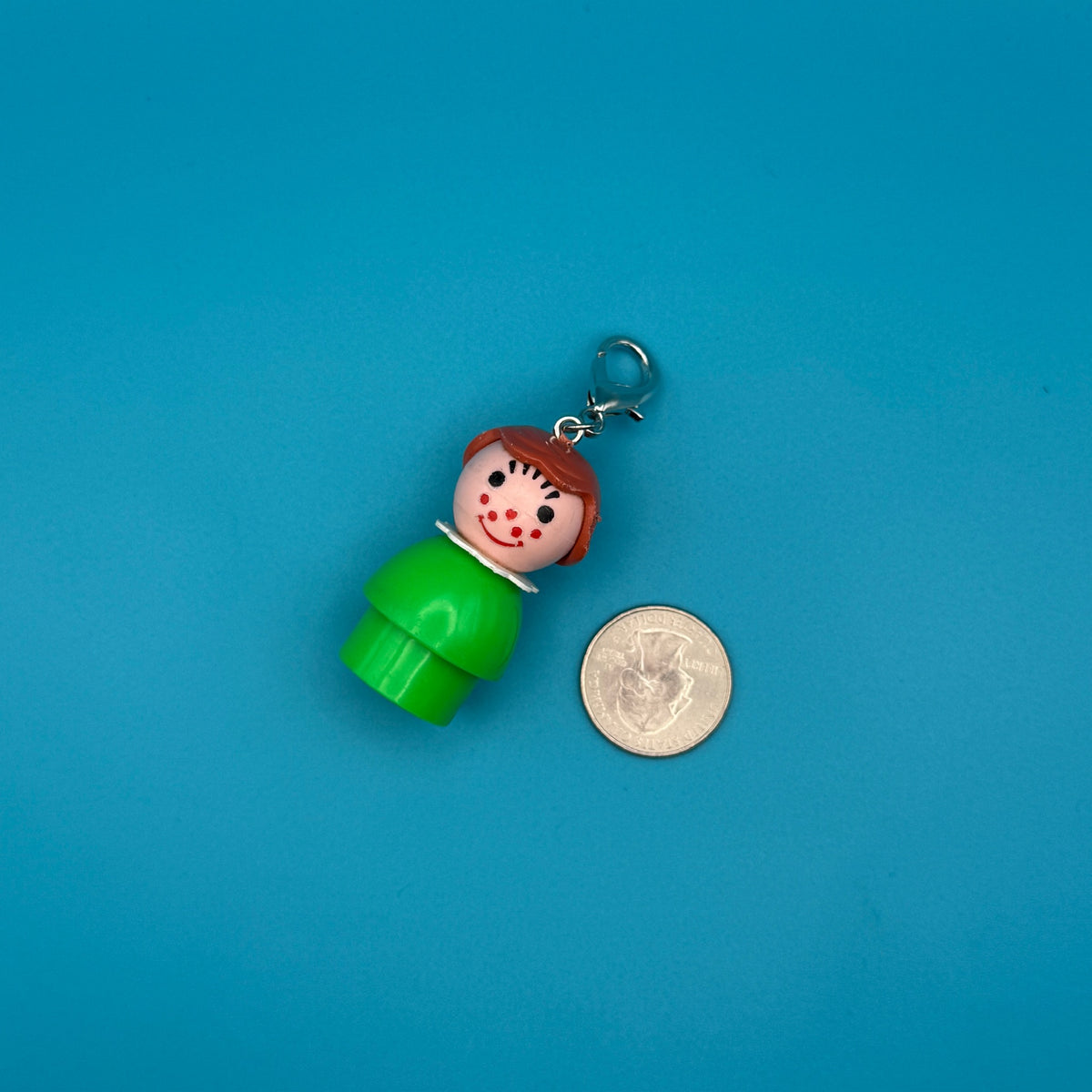 70s-80s Fisher Price  s —  Rare Characters -  vintage keychain vintage charms for bag nostalgia vintage keychains y2k collectible - Bag Crap