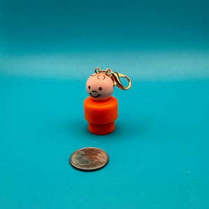 1970s-1980s  Fisher Price  s —  Gold Hardware -  vintage keychain vintage charms for bag nostalgia vintage keychains y2k collectible - Bag Crap