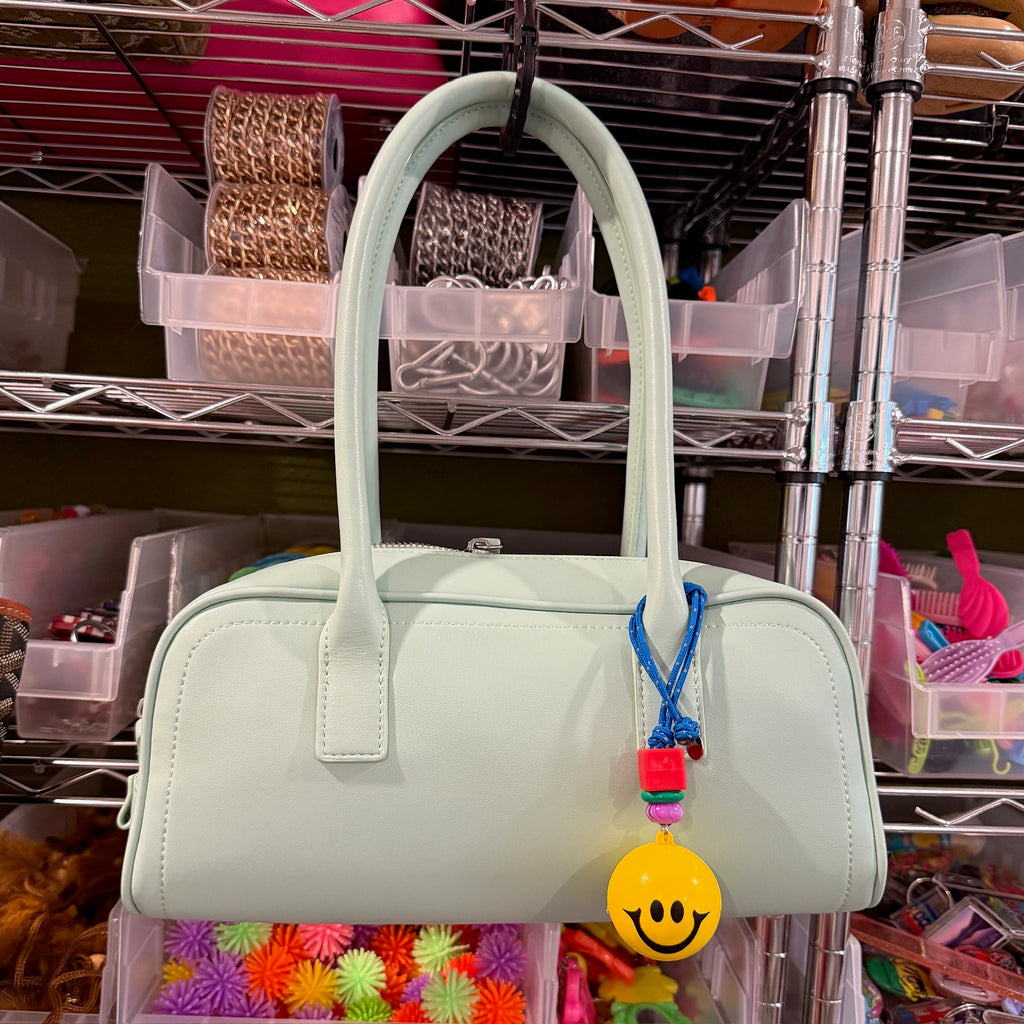Happy Face Paracord Bag Charm