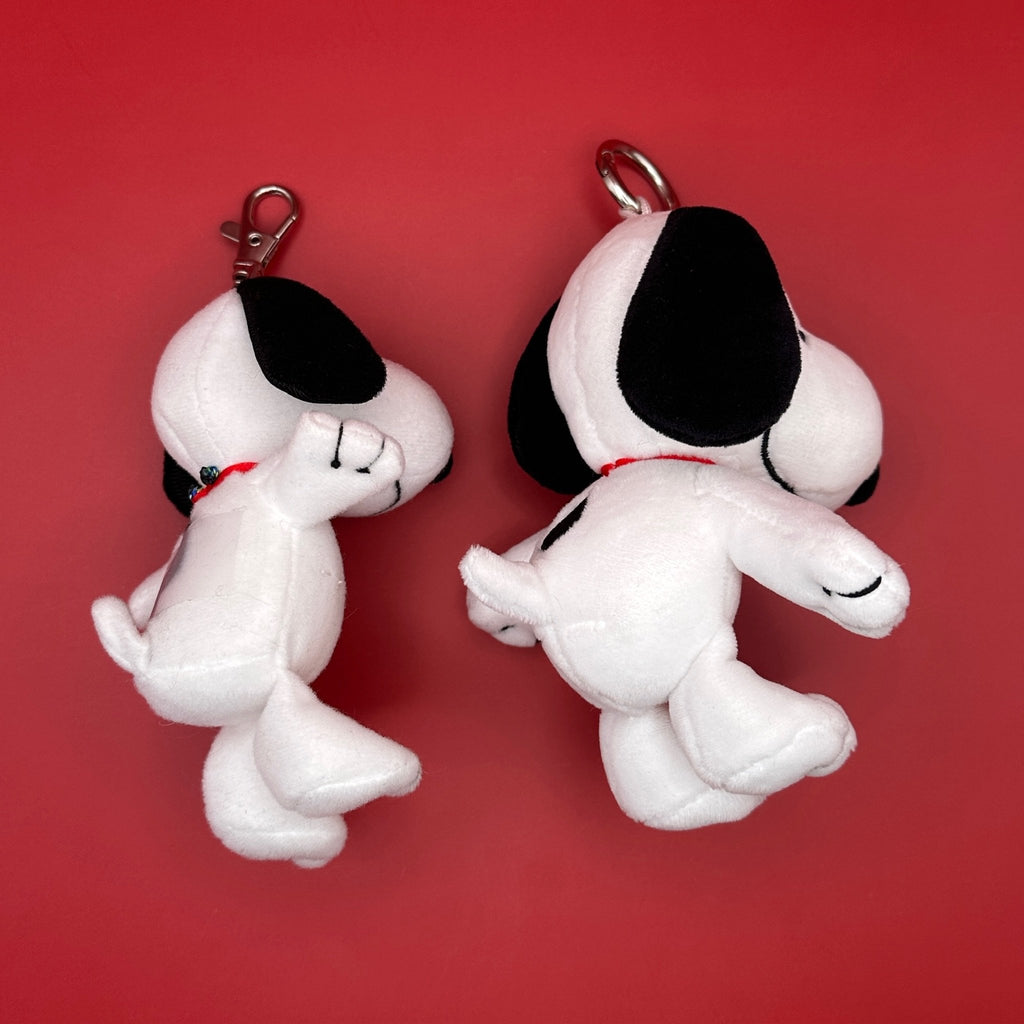 Snoopy Plushie Clip Bag Charms: Small Vintage Style Or Medium