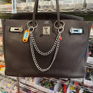 Bag Crap - Double Duty Silver Metal Bag Charm Keyring Chains
