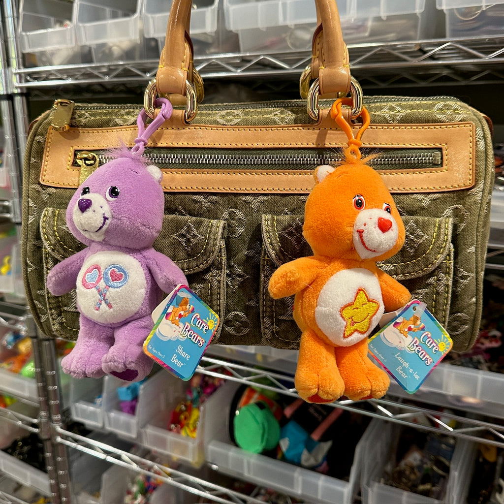 Y2k Vintage Deadstock Care Bear 2002/2003 Plush Bag Charms With Tags: Drop 2