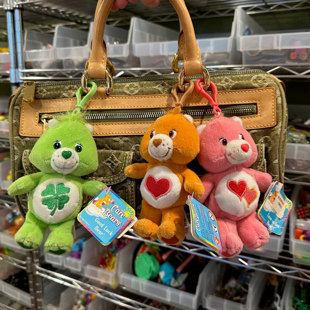 Y2k Vintage Deadstock Care Bear 2002/2003 Plush Bag Charms With Tags: Drop 2