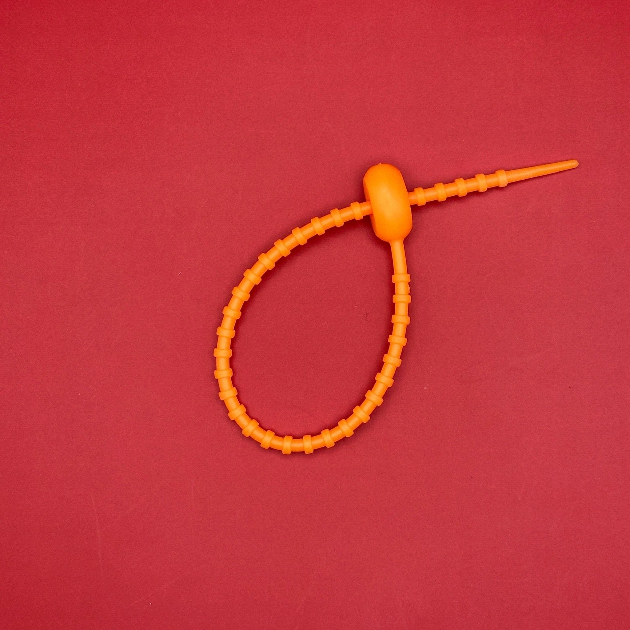 Rubber Zip Tie    Attachments: Primary Colors - clips carabiners charms keychains bag designer vintage keychain vintage charms for bag nostalgia vintage keychains y2k collectible - Bag Crap