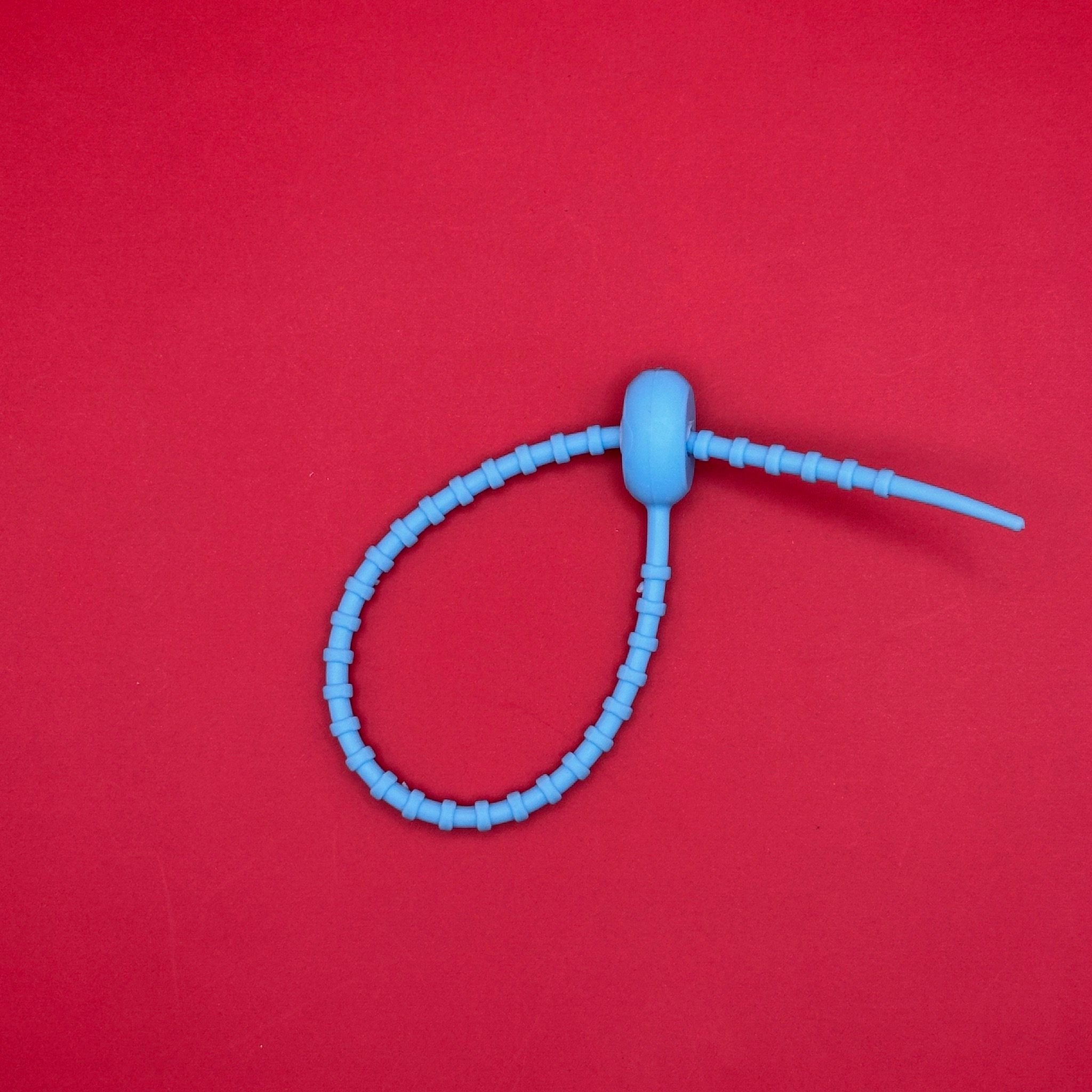 Rubber Zip Tie    Attachments: Primary Colors - clips carabiners charms keychains bag designer vintage keychain vintage charms for bag nostalgia vintage keychains y2k collectible - Bag Crap