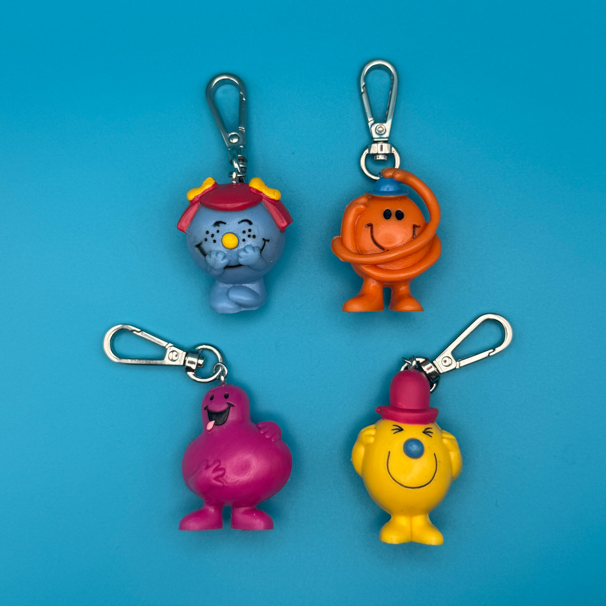 1980s Arby's Kids Meal 'Little Miss' & Mr. Men Toy  s -  vintage keychain vintage charms for bag nostalgia vintage keychains y2k collectible - Bag Crap