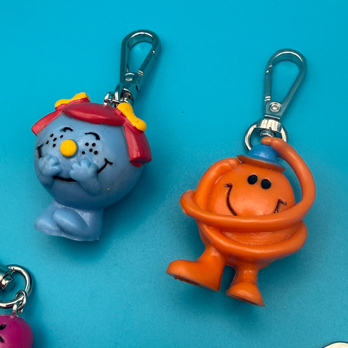 1980s Arby's Kids Meal 'Little Miss' & Mr. Men Toy  s -  vintage keychain vintage charms for bag nostalgia vintage keychains y2k collectible - Bag Crap