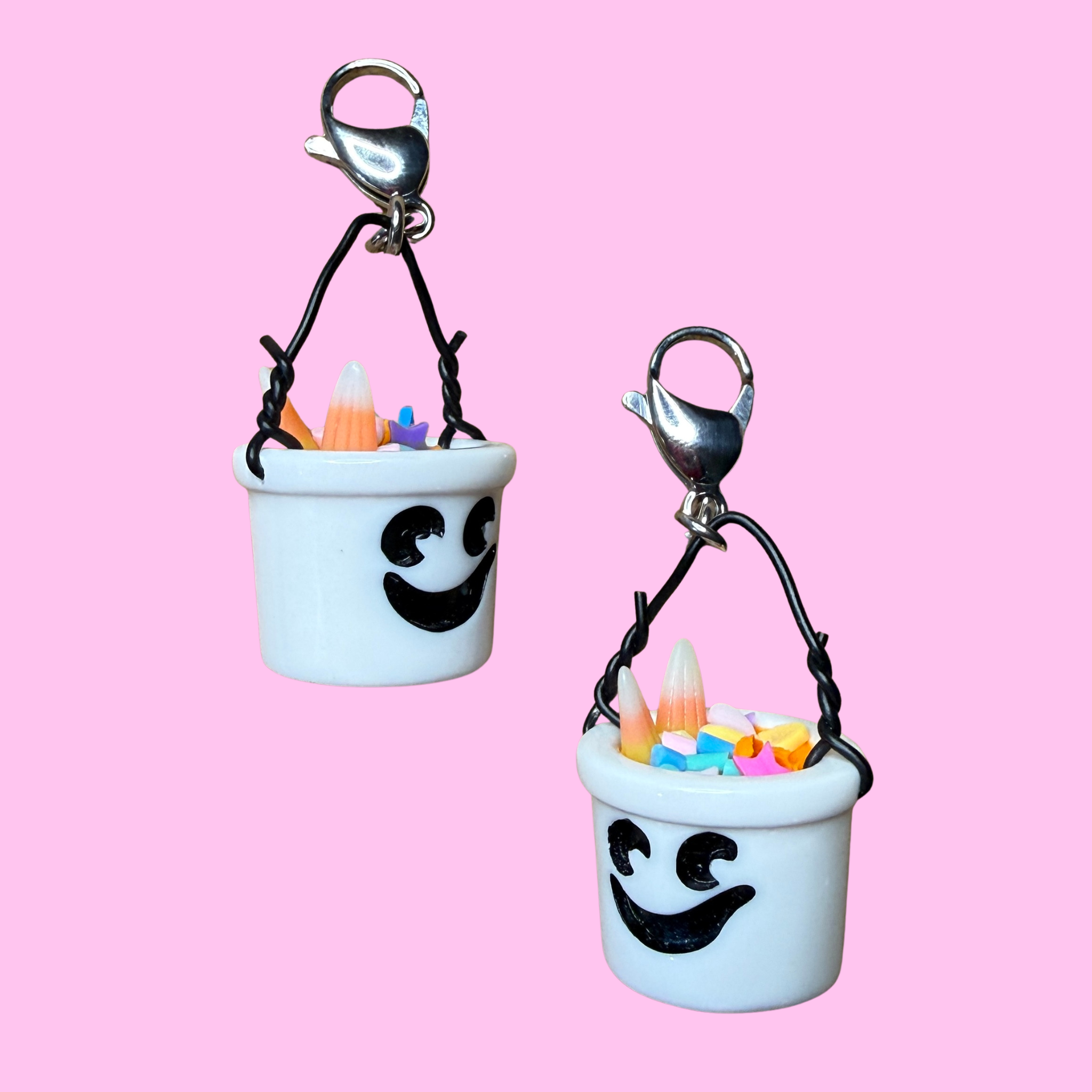 Mini Boo Bucket Halloween -  vintage keychain vintage charms for bag nostalgia vintage keychains y2k collectible - Bag Crap