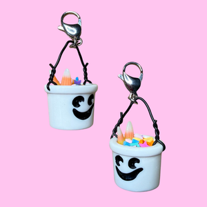 Mini Boo Bucket Halloween -  vintage keychain vintage charms for bag nostalgia vintage keychains y2k collectible - Bag Crap