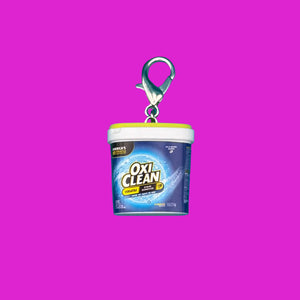Mini Oxi Clean Stain Remover -  vintage keychain vintage charms for bag nostalgia vintage keychains y2k collectible - Bag Crap