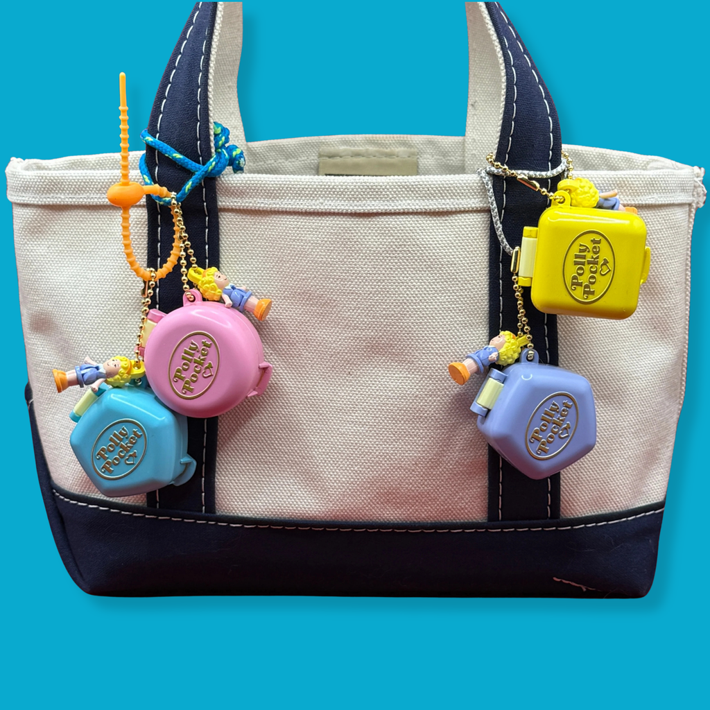 Mini Retro Polly Pocket Bag Charm