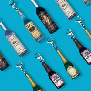 Miniature Vodka, Champagne, and Wine  s: You PIck -  vintage keychain vintage charms for bag nostalgia vintage keychains y2k collectible - Bag Crap