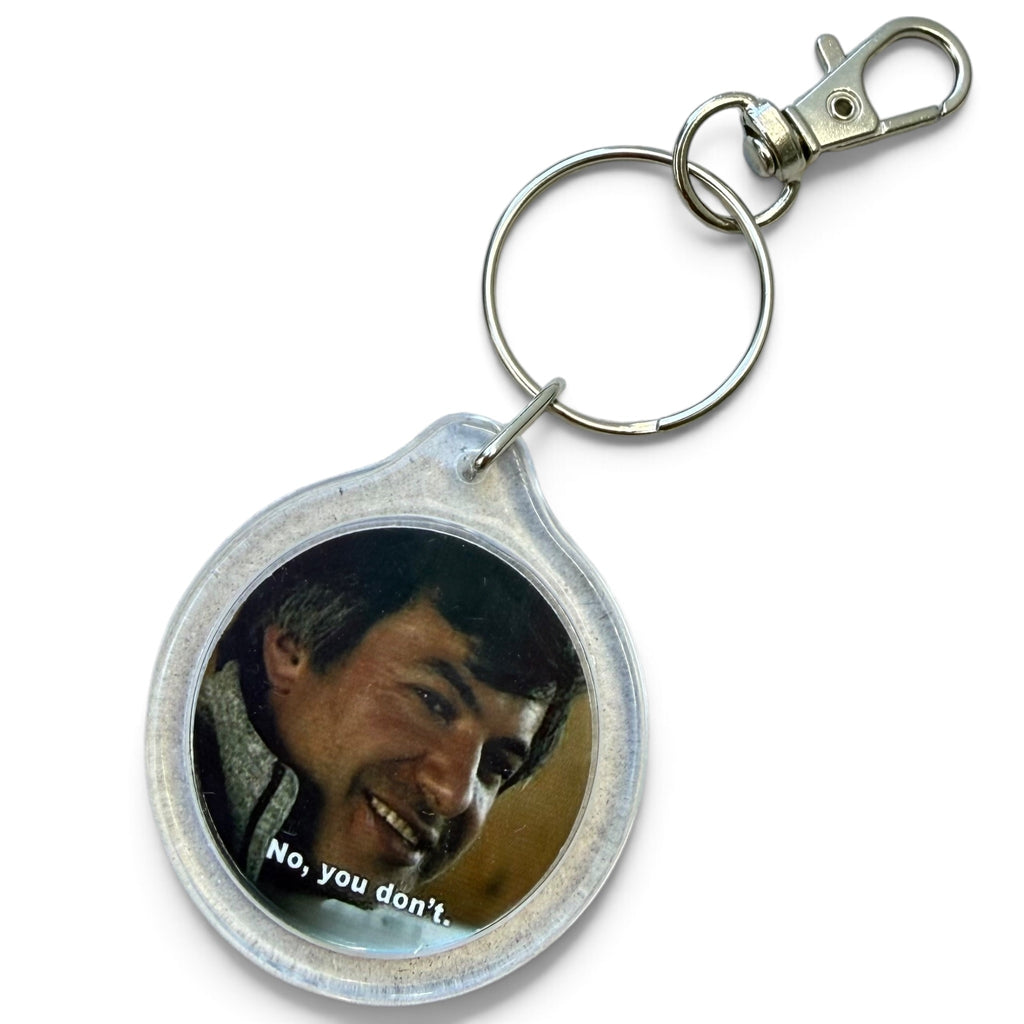 Nathan Fielder You Can See Everything Meme Keychain