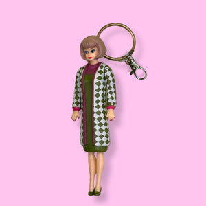 Official 1995  Barbie s - barbie doll toy pink rare vintage keychain vintage charms for bag nostalgia vintage keychains y2k collectible - Bag Crap