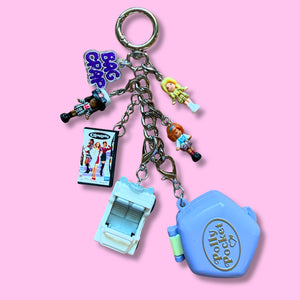Clueless Polly Pocket Retro  : You Pick - vintage bag charm chains silver nostalgia vintage y2k vintage keychain vintage charms for bag nostalgia vintage keychains y2k collectible - Bag Crap