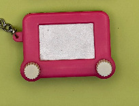 Etch-A-Sketch Neon Vintage Y2K Keychains: You Pick