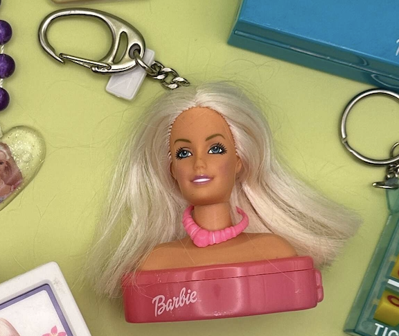 90's Barbie   Assortment: You Pick - barbie doll toy pink rare vintage keychain vintage charms for bag nostalgia vintage keychains y2k collectible - Bag Crap