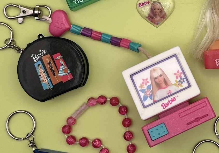 90's Barbie   Assortment: You Pick - barbie doll toy pink rare vintage keychain vintage charms for bag nostalgia vintage keychains y2k collectible - Bag Crap