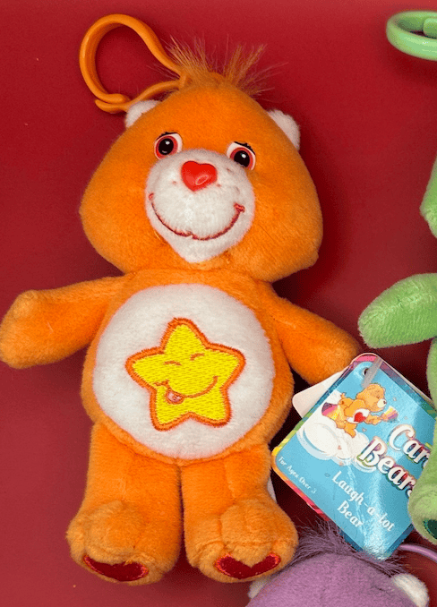Y2k Vintage Deadstock Care Bear 2002/2003 Plush Bag Charms With Tags: Drop 2