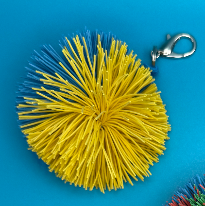 Koosh Ball Style Rubber  : You Pick -  vintage keychain vintage charms for bag nostalgia vintage keychains y2k collectible - Bag Crap