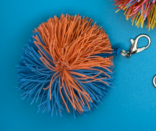 Koosh Ball Style Rubber  : You Pick -  vintage keychain vintage charms for bag nostalgia vintage keychains y2k collectible - Bag Crap