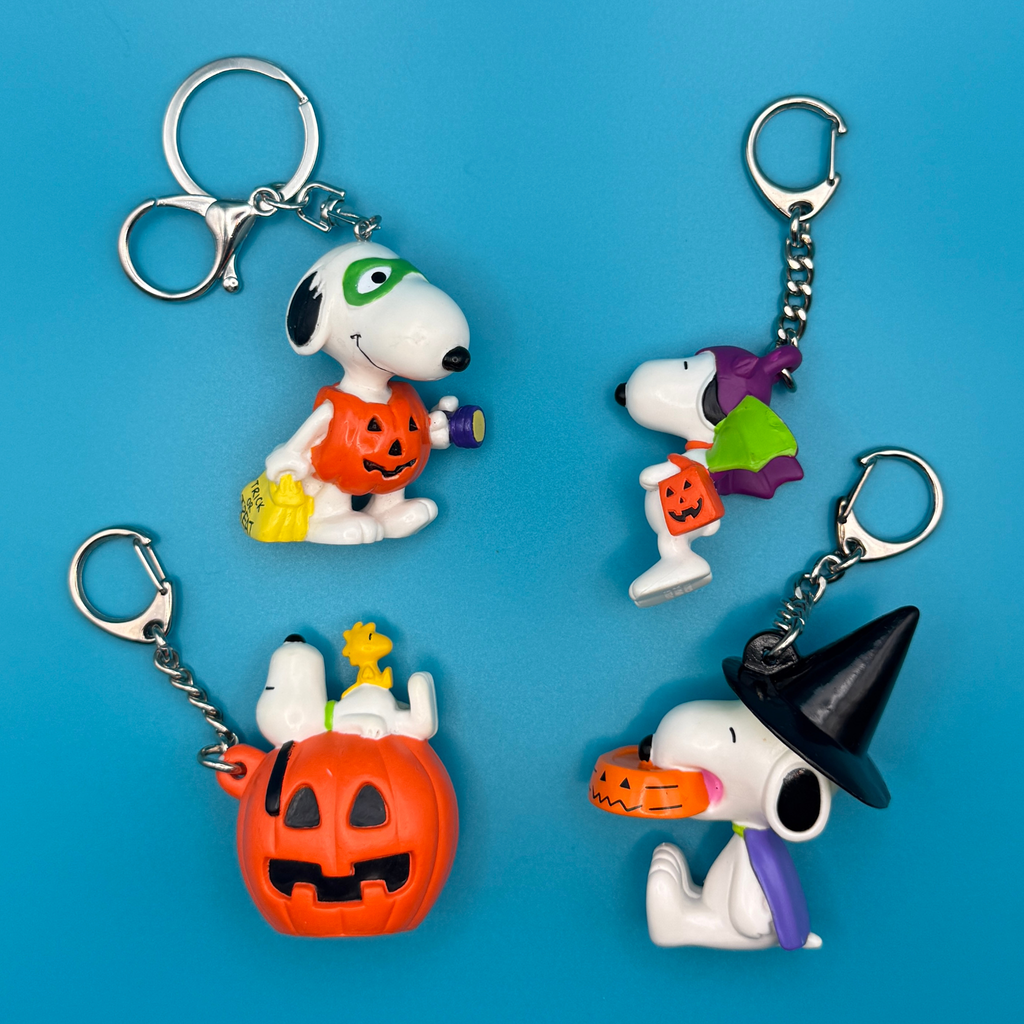 Vintage Snoopy Halloween Keychain Bag Charms II