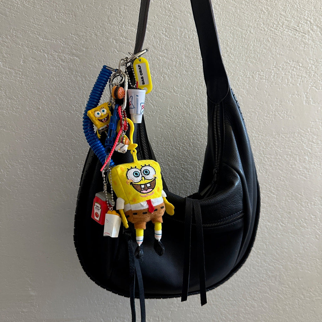SpongeBob SquarePants Plush Crabby Patty Vintage Y2K Bag Charms & Keychain Pack