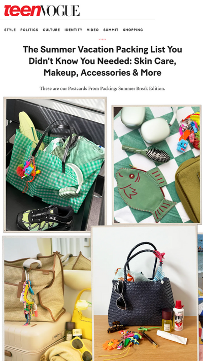 Teen Vogue Press - Bag Crap