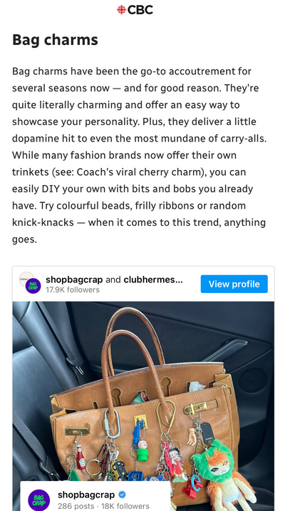 CBC LIFE Press - Bag Crap