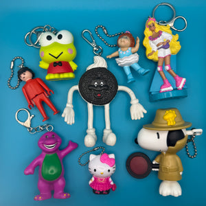 1970s- Happy Meal  s & s- Snoopy, Hello Kitty - snoopy rar peanuts vintage keychain vintage charms for bag nostalgia vintage keychains y2k collectible - Bag Crap