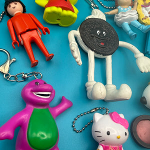 1970s- Happy Meal  s & s- Snoopy, Hello Kitty - snoopy rar peanuts vintage keychain vintage charms for bag nostalgia vintage keychains y2k collectible - Bag Crap