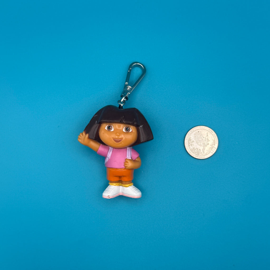 Vintage 1980s-Y2K Classic Character Toy Bag Charms & Keychains - Big Boy, Hello Kitty