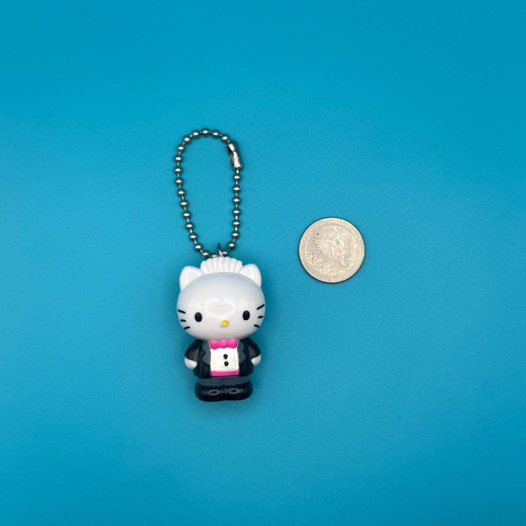 Vintage 1980s-Y2K Classic Character Toy Bag Charms & Keychains - Big Boy, Hello Kitty