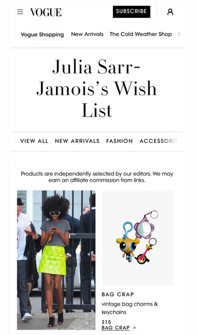 Vogue.com Press - Bag Crap