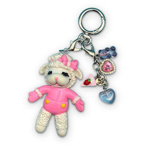 1:1  90s Cartoon   Pack: Lamb Chop -  vintage keychain vintage charms for bag nostalgia vintage keychains y2k collectible - Bag Crap
